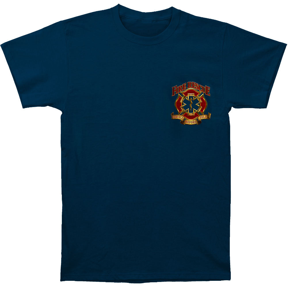 Novelty Fire Rescue Gold Shield T-shirt
