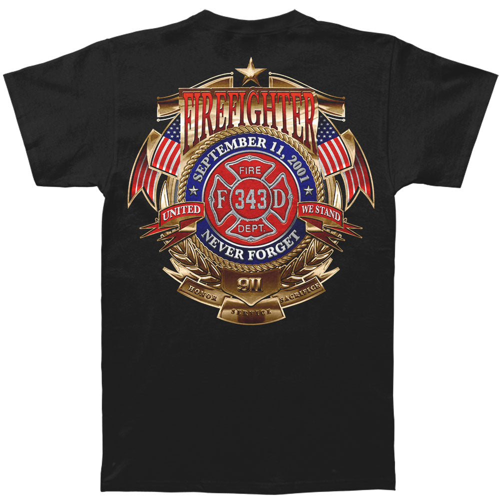 Novelty Novelty Firefighter Badge Of Honor T-shirt