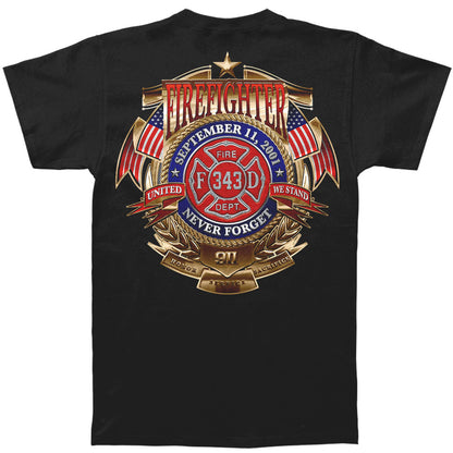 Novelty Novelty Firefighter Badge Of Honor T-shirt