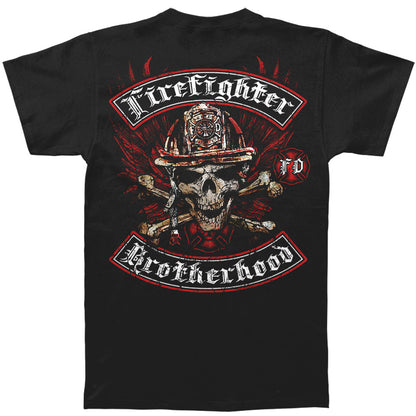 Novelty Novelty Firefighter Biker Cross Bones T-shirt
