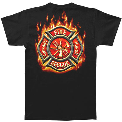 Novelty Firefighter Classic Fire Maltese T-shirt