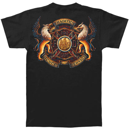 Novelty Novelty Firefighter Coat Of Arms T-shirt