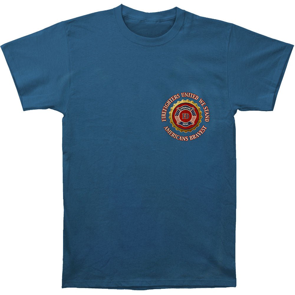 Novelty Firefighter Denim Fade T-shirt