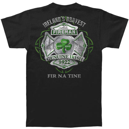 Novelty Firefighter Garda Irelands Bravest T-shirt