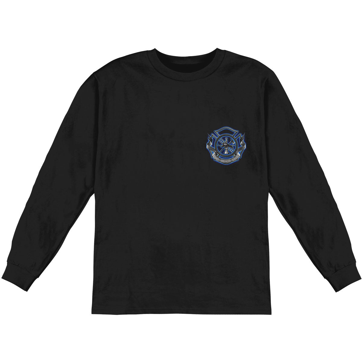 Novelty Firemans Prayer Long Sleeve Front