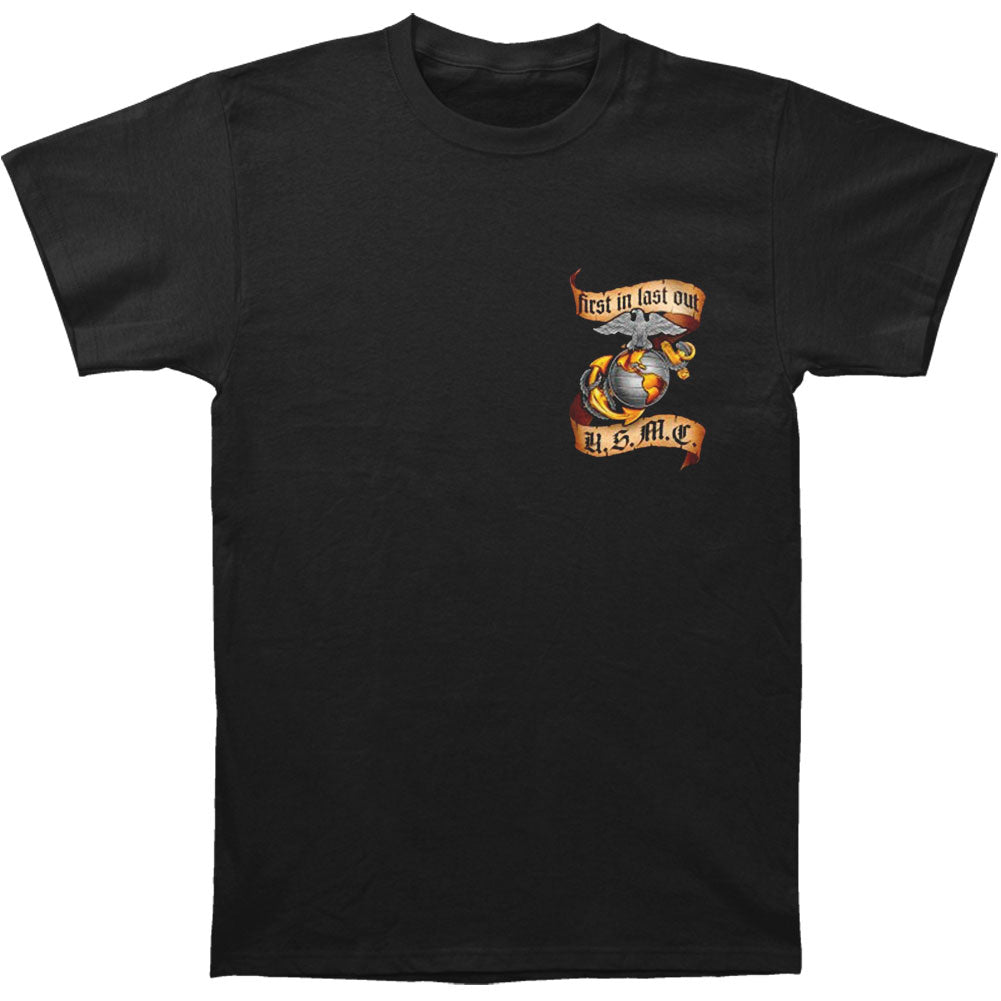 Novelty First In Last Out Marine Corps T-shirt
