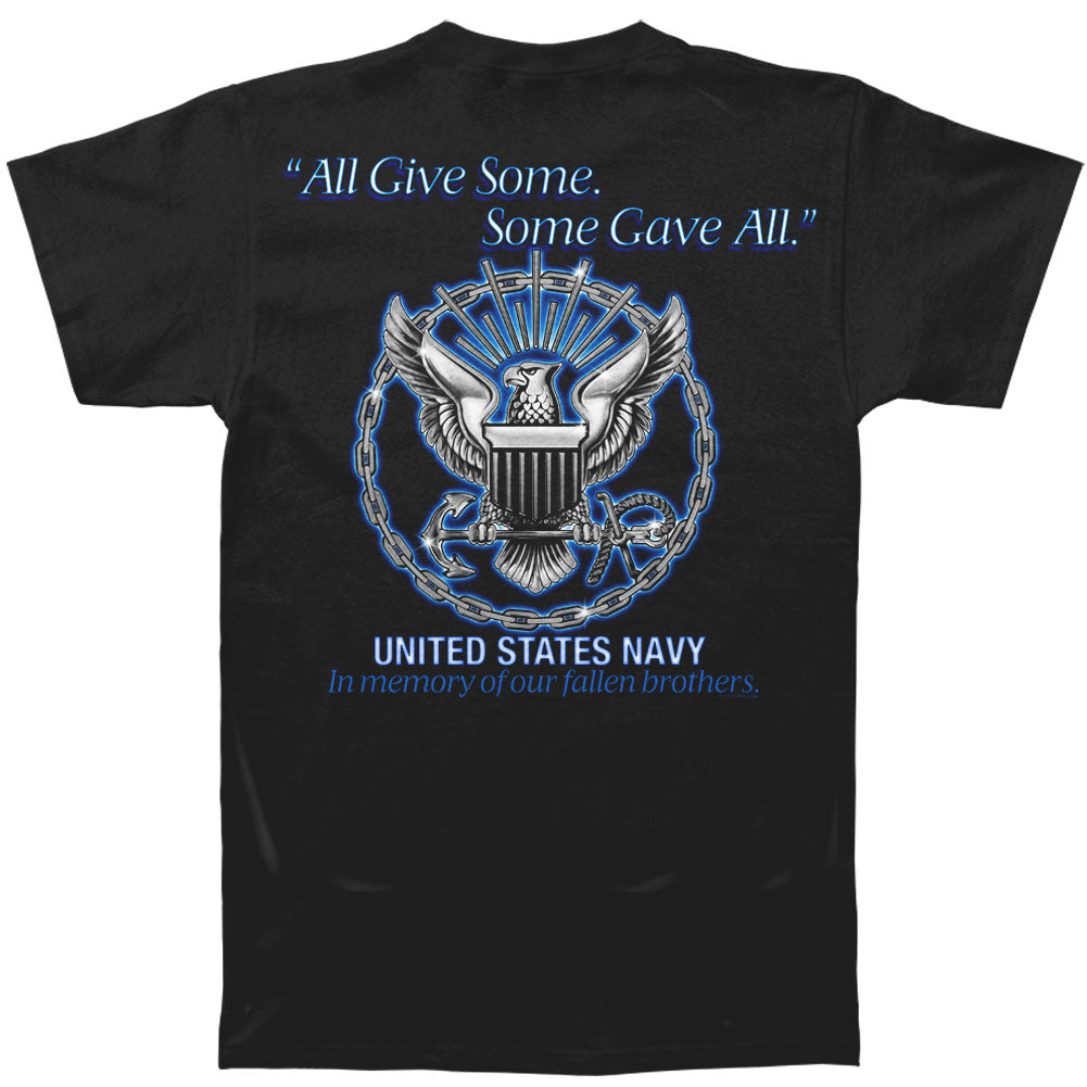 Novelty Gave All Navy T-shirt