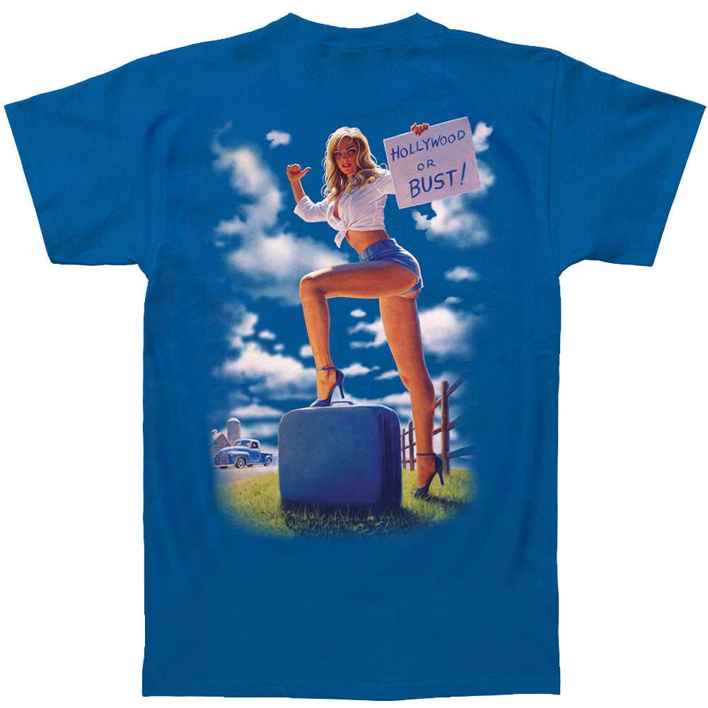 Novelty Hollywood Or Bust T-shirt