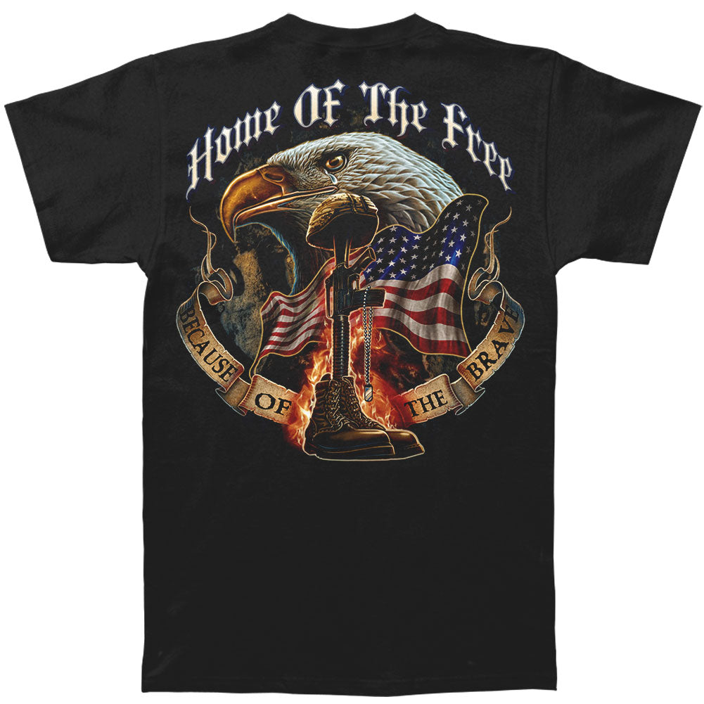 Novelty Home Of The Free T-shirt