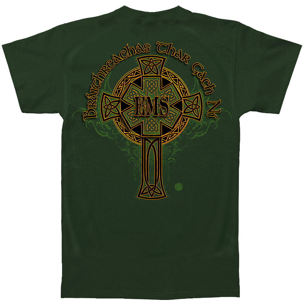 Novelty Irish EMS Gold Cross T-shirt