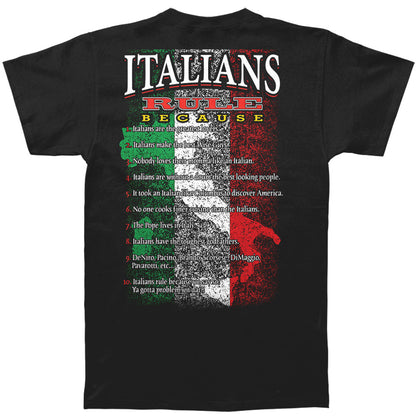 Novelty Italians Rules T-shirt