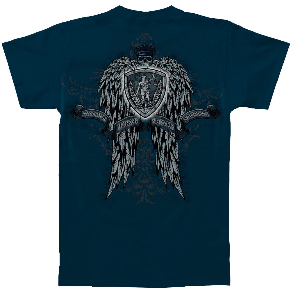 Novelty Law Skull Wings Full T-shirt