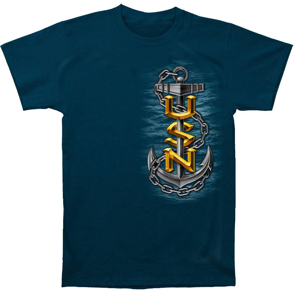 Novelty Navy Full Print Eagle T-shirt