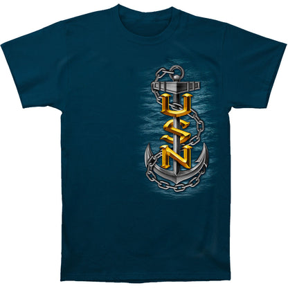 Novelty Navy Full Print Eagle T-shirt