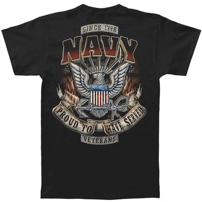 Novelty Navy Proud To Have Served T-shirt