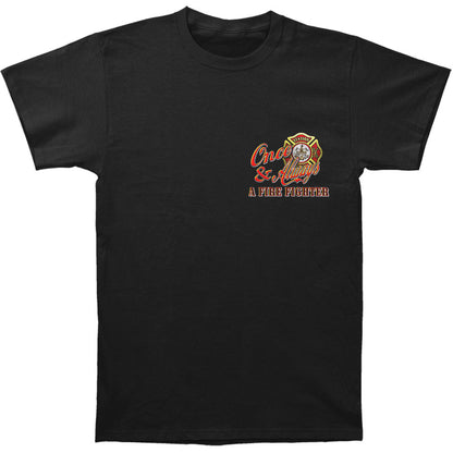 Novelty Once And Always A Firefighter T-shirt