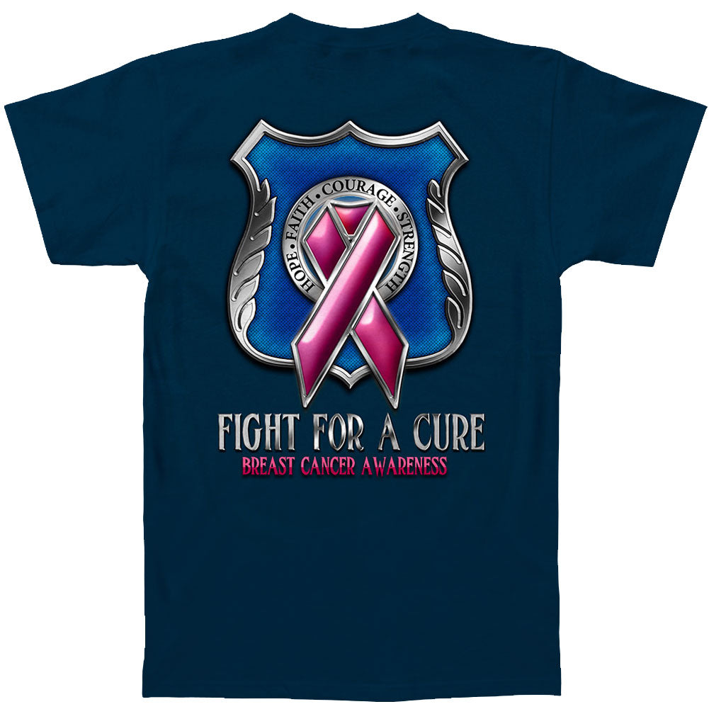 Novelty Police Race For A Cure T-shirt