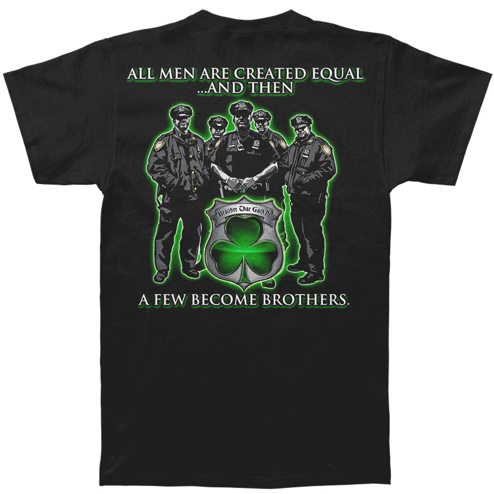 Novelty Policemans Brotherhood Irish T-shirt