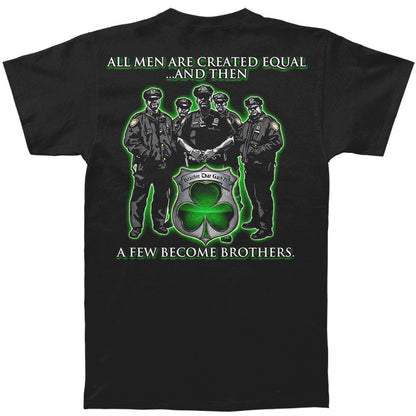 Novelty Policemans Brotherhood Irish T-shirt