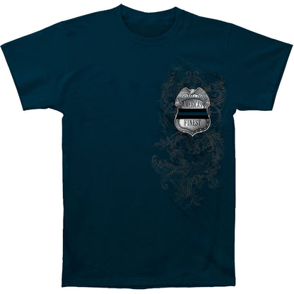 Novelty Novelty Policemans Chrome Badge With Policemans Prayer T-shirt