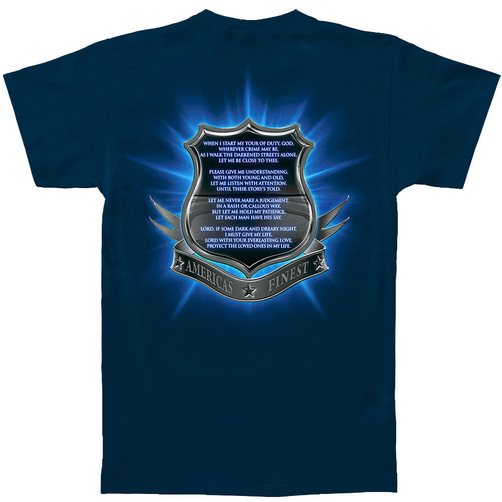Novelty Policemans Prayer T-shirt