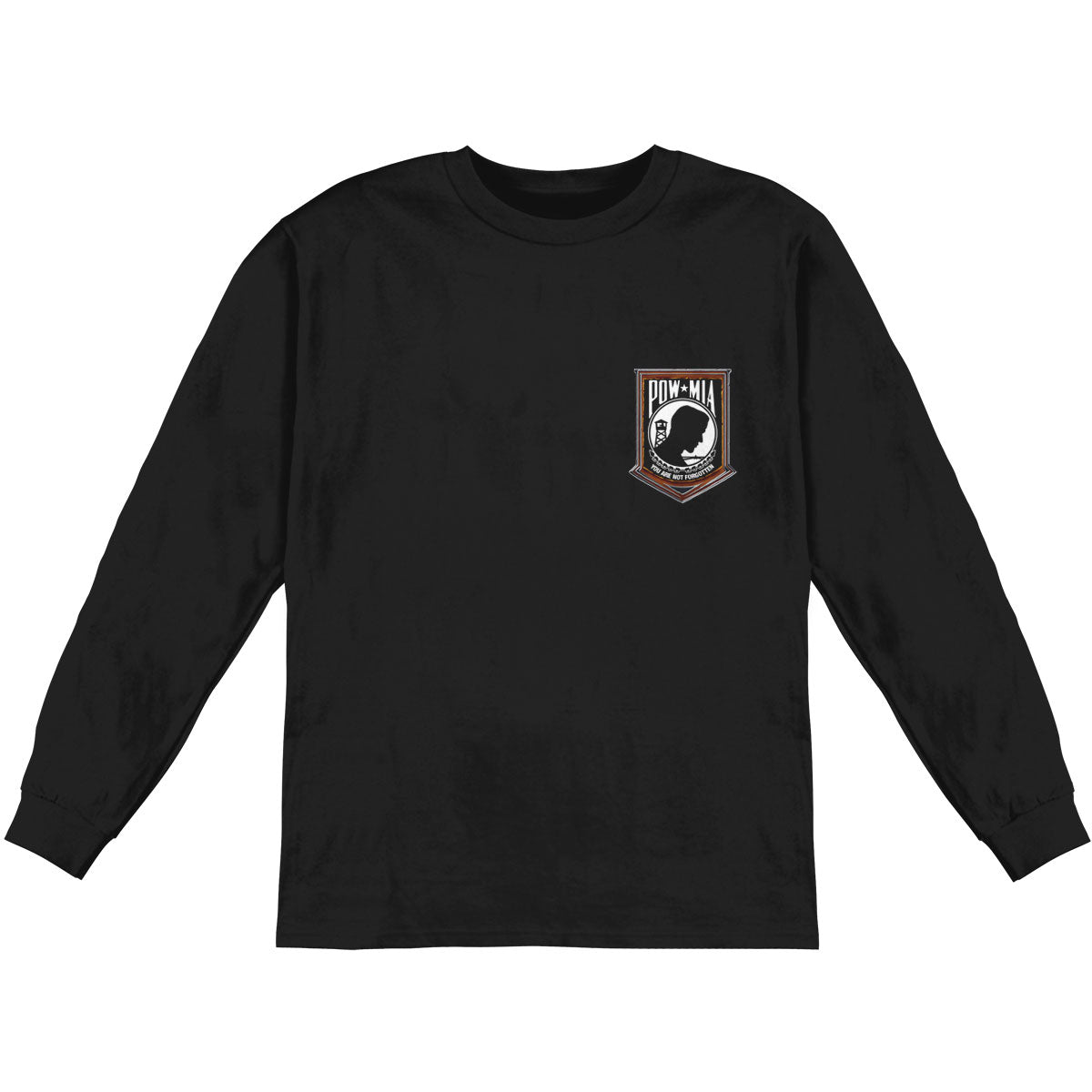 Novelty Pow Chrome Wings Long Sleeve Front