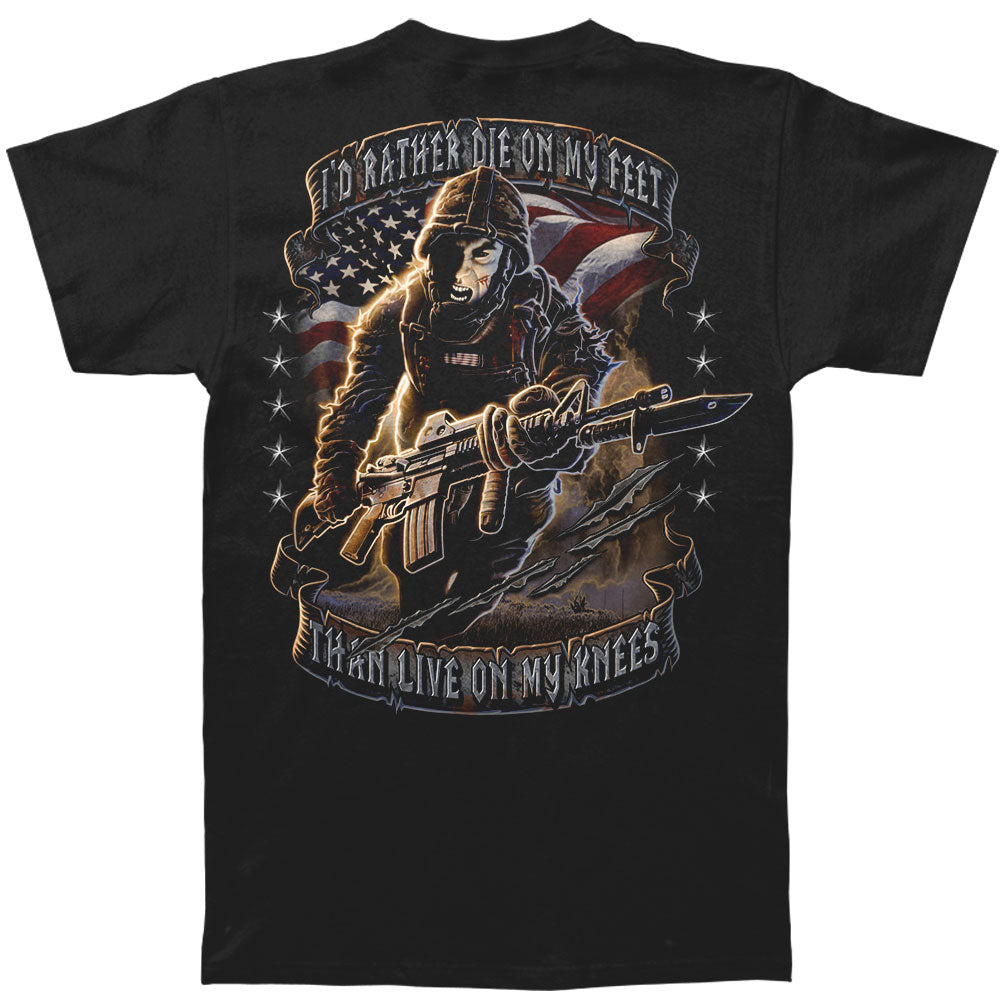 Novelty Novelty Rather Die On My Feet T-shirt