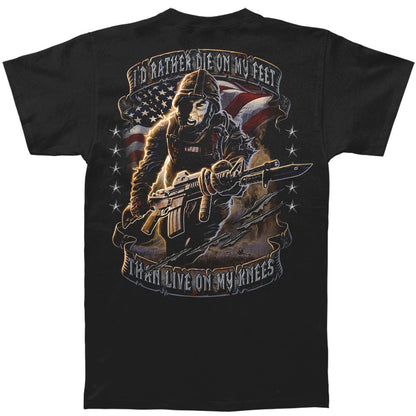 Novelty Novelty Rather Die On My Feet T-shirt