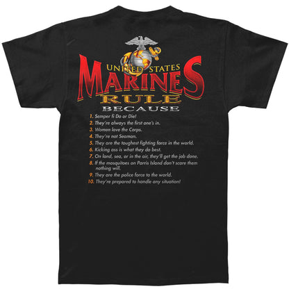 Novelty Rules Marines T-shirt