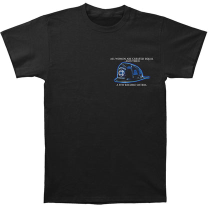 Novelty Sisterhood Firefighter T-shirt