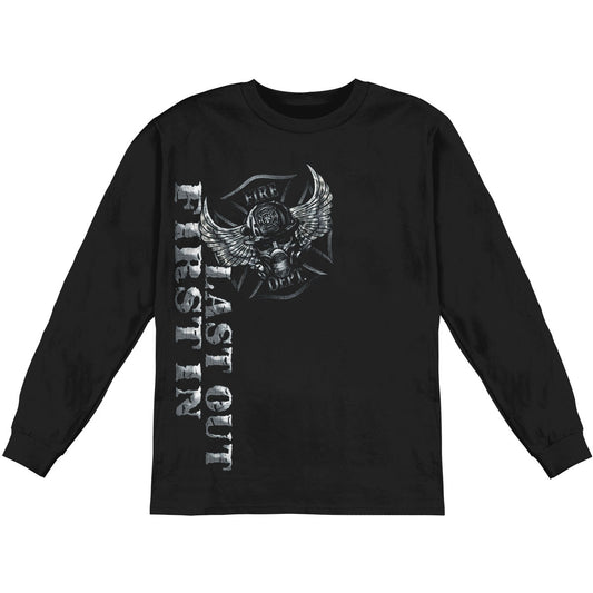 Novelty Steel Fire Wings With Foil Stamp Long Sleeve