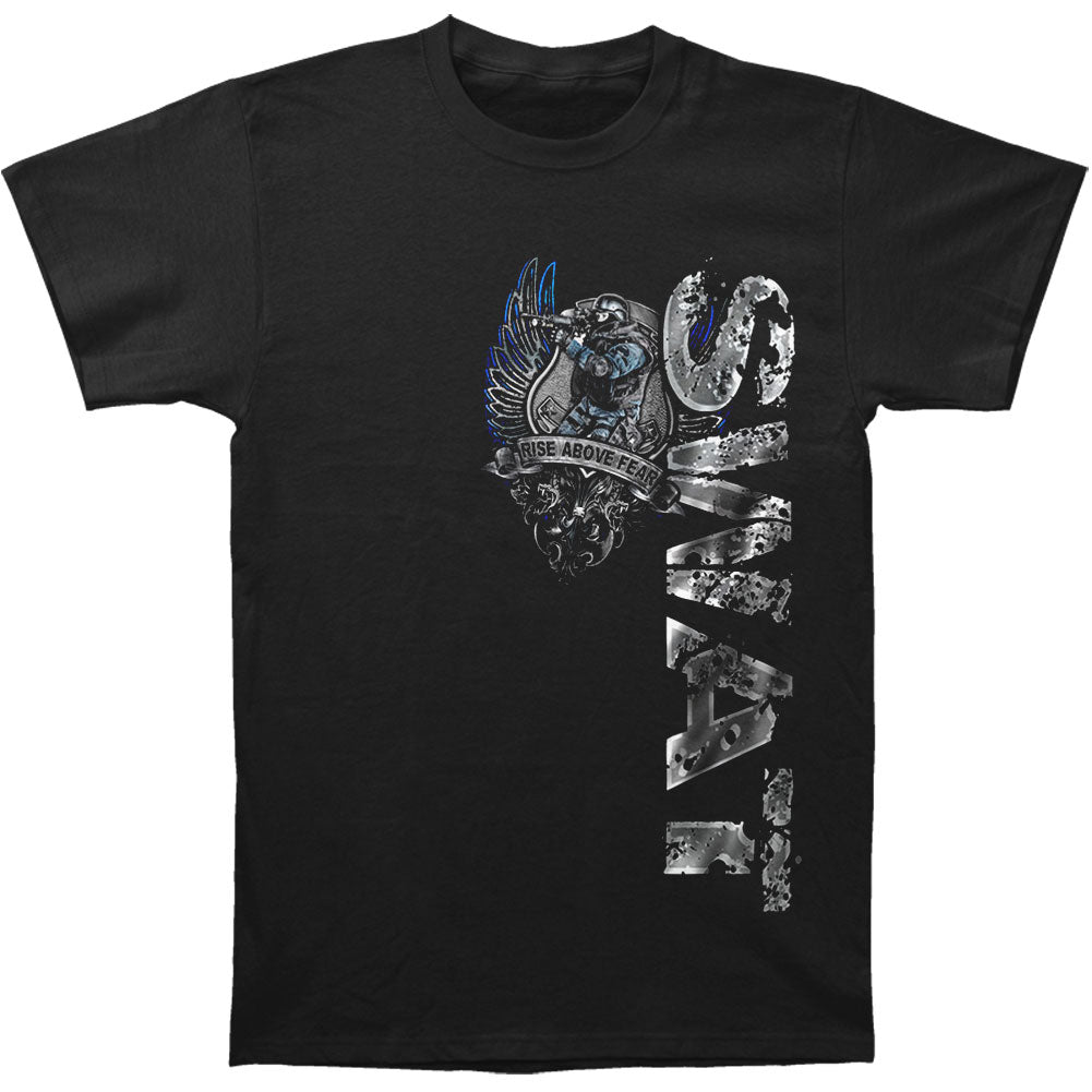 Novelty Swat Chrome Wings Silver Foil T-shirt