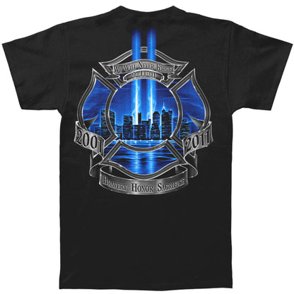Novelty Tribute High Honor Firefighter T-shirt