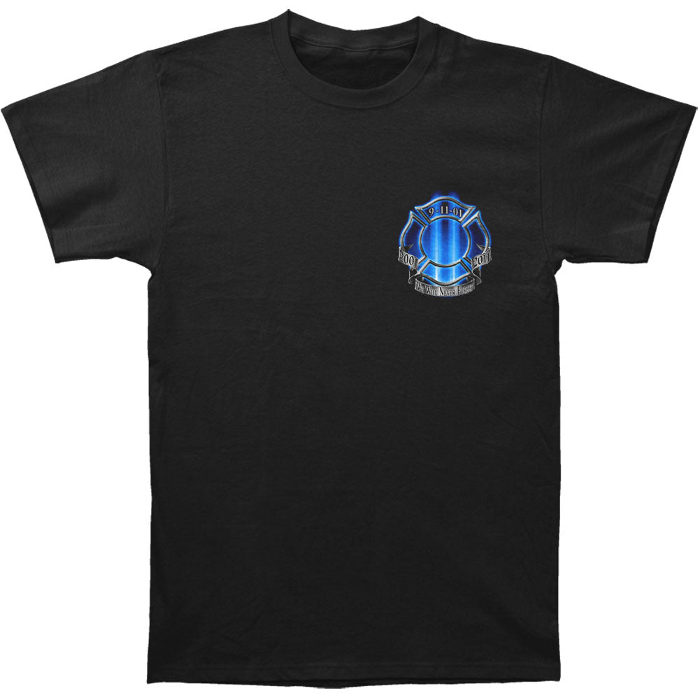 Novelty Tribute High Honor Firefighter T-shirt