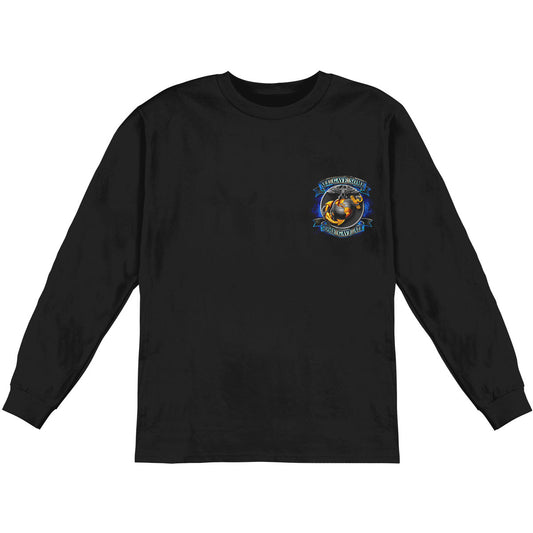 Novelty True Hero Marines Long Sleeve