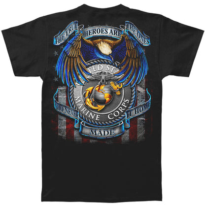 Novelty True Hero Marines T-shirt