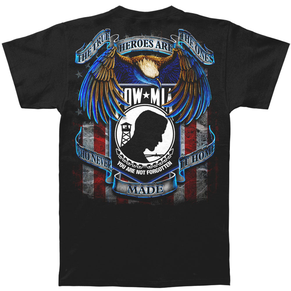 Novelty True Hero Pow MIA T-shirt