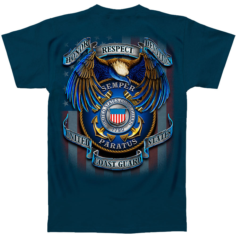Novelty True Heroes Coast Guard T-shirt