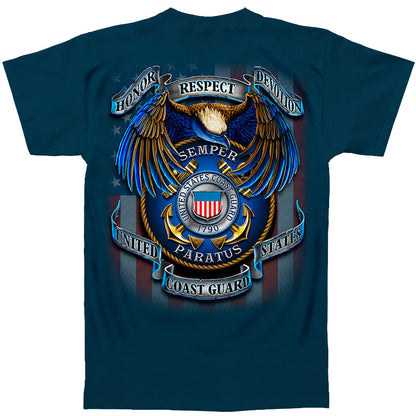 Novelty True Heroes Coast Guard T-shirt