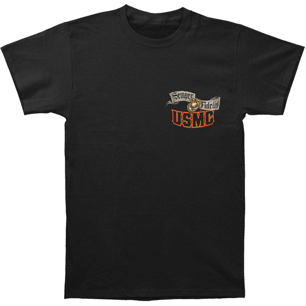 Novelty USMC Chesty Bull Dog T-shirt