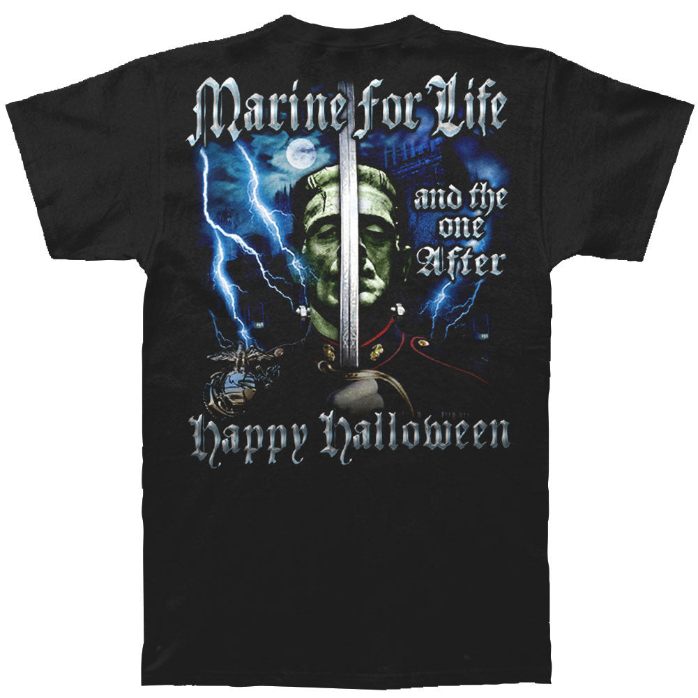 Novelty USMC Halloween Marine T-shirt