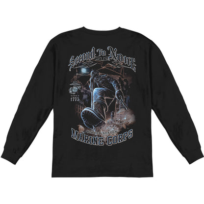 Novelty USMC Second To None Long Sleeve