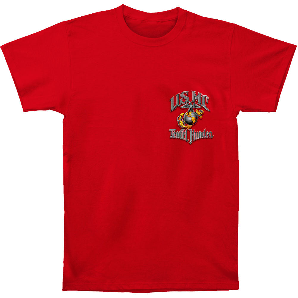 Novelty USMC Teufel Hunden T-shirt
