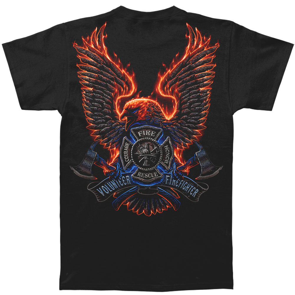 Novelty Novelty Volunteer Fire Eagle T-shirt