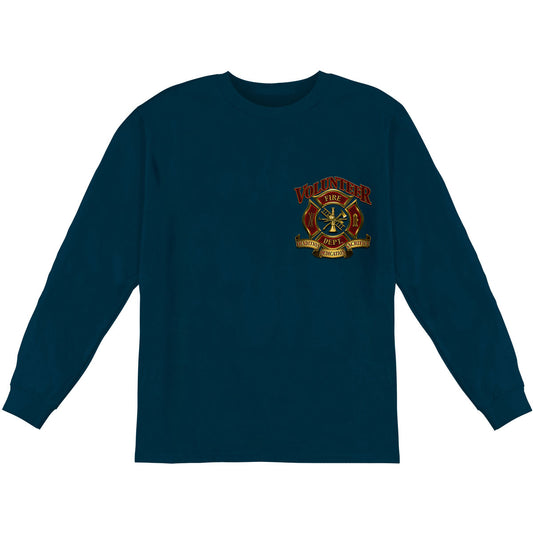 Novelty Volunteer Fire Tradion Sacrifice Dedication Long Sleeve