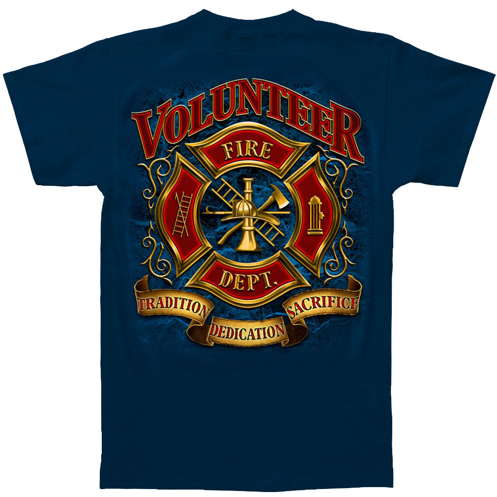 Novelty Volunteer Fire Tradition Sacrifice Dedication T-shirt
