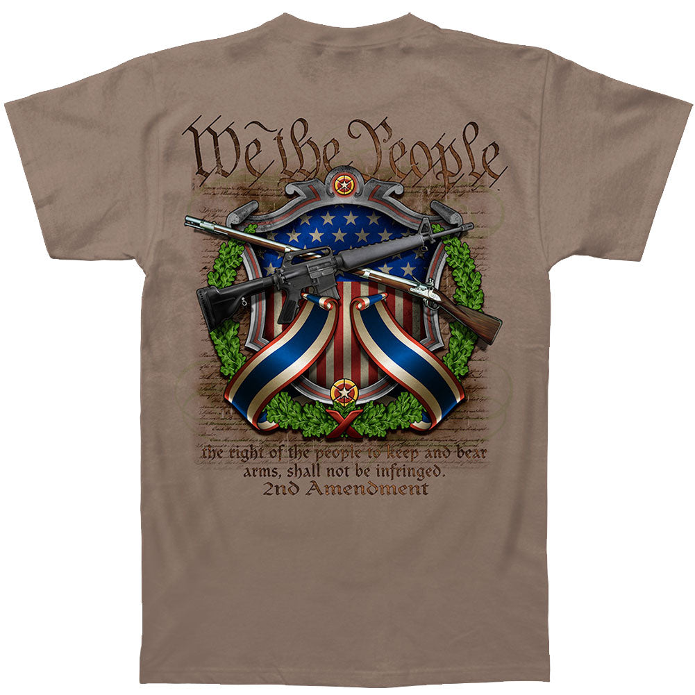 Novelty We The People 2nd Amendment Crossed Arms T-shirt