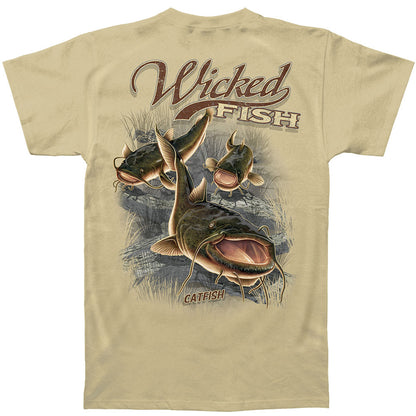 Novelty Wicked Fish Catfish T-shirt