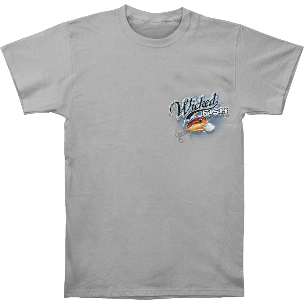 Novelty Wicked Fish Large Mouth Bass With Popper T-shirt