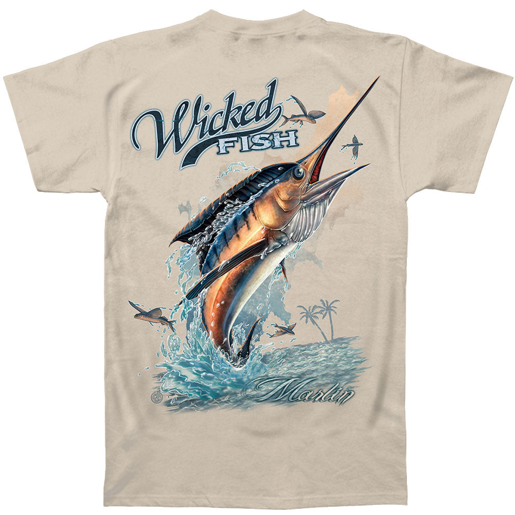 Novelty Wicked Fish Marlin T-shirt